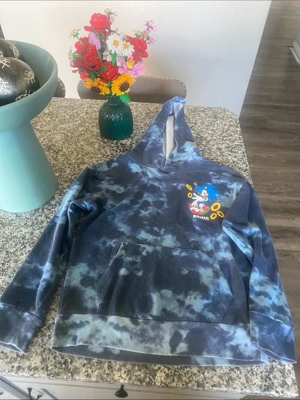 Old Navy Sonic the Hedgehog Tie-Dye Hoodie